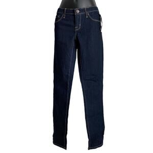 Mossimo sz 2 dark blue modern fit skinny‎ dark denim jeans NWT